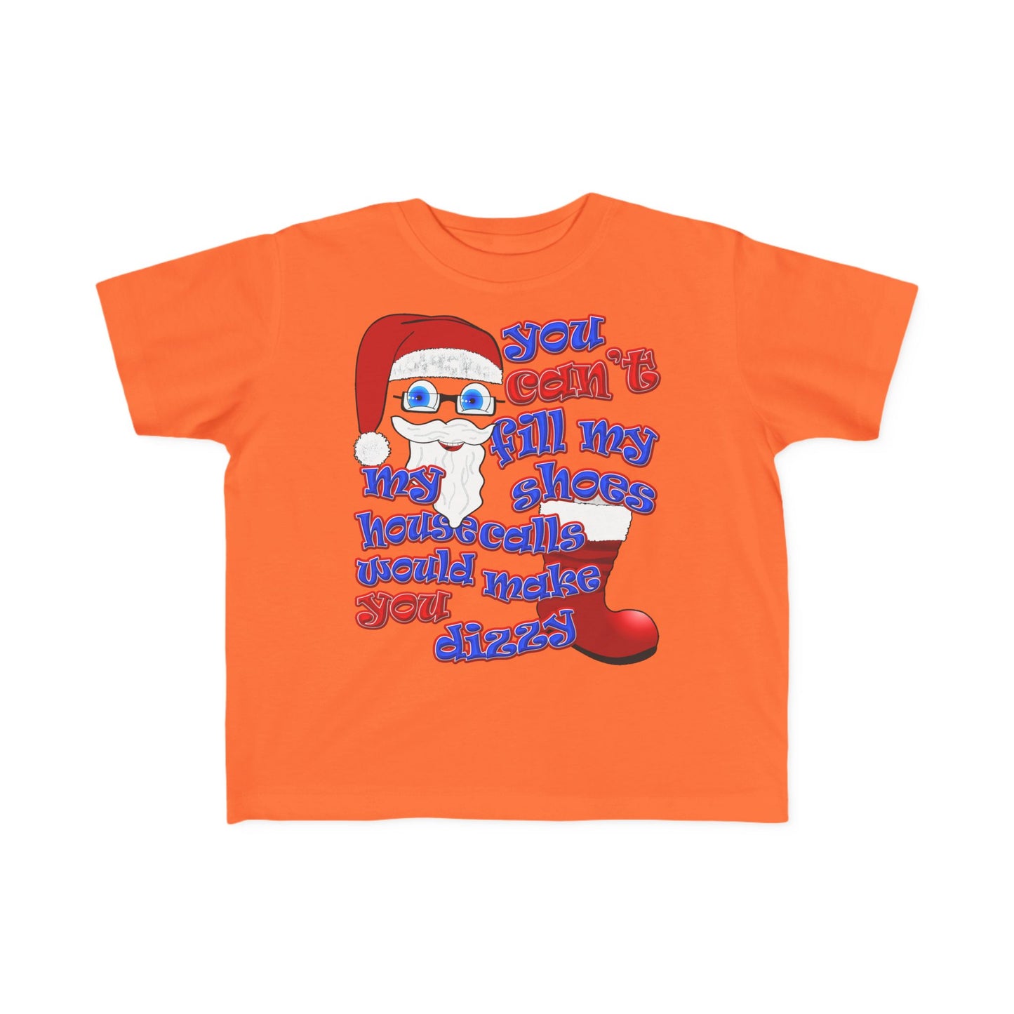 santa's shoes - Toddler's Fine Jersey Tee
