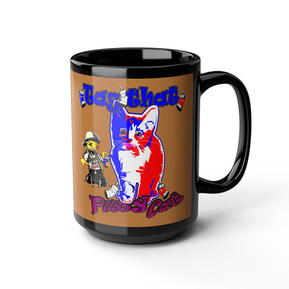 tag that - Black Mug (light brown)