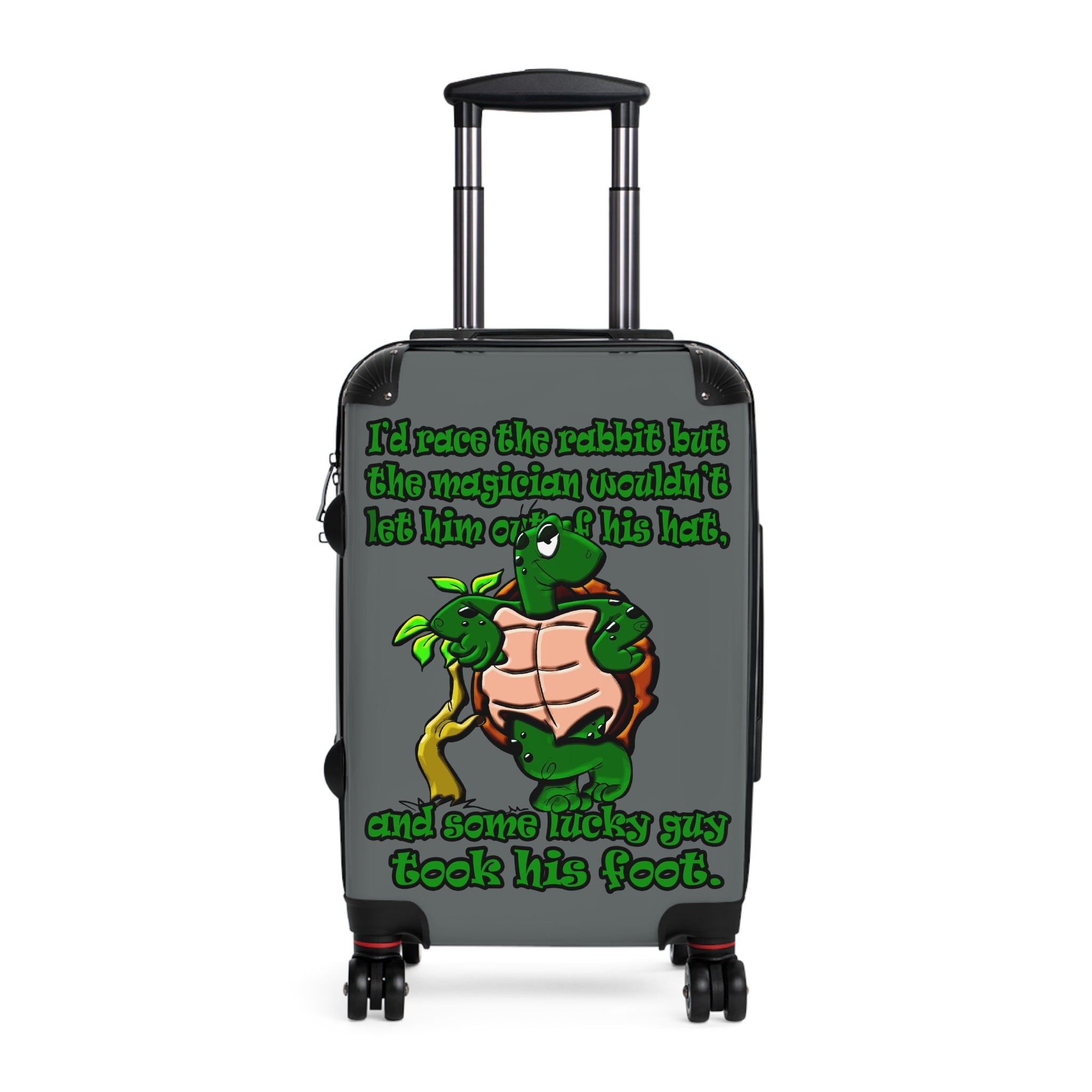 turtle race - Suitcase (dark grey)