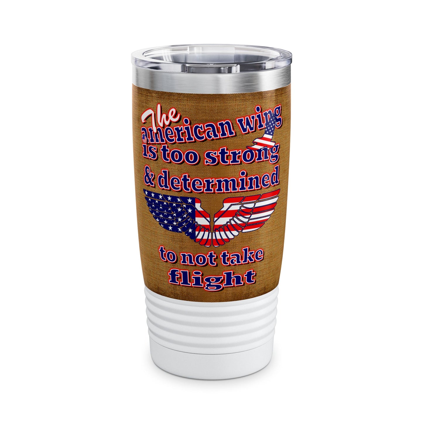 american wing - Ringneck Tumbler, 20oz (brown papyrus)