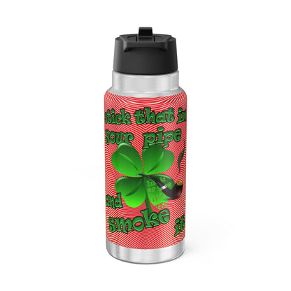celtics logo - Gator Tumbler, 32oz  (yellow-orange wave)