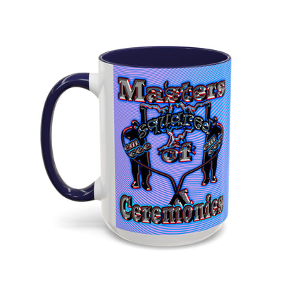 em cee squared - Accent Mug (light blue-purple wave)