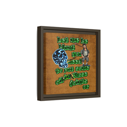 og - framed canvas art (brown papyrus)