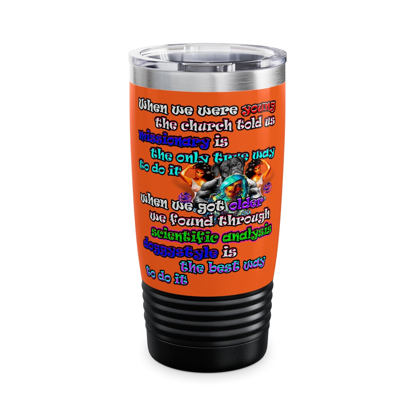 doggystyle - Ringneck Tumbler, 20oz (orange)