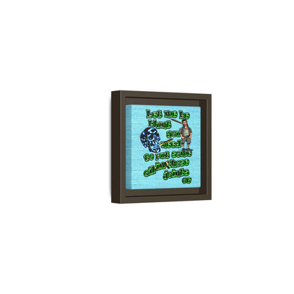 og - framed canvas art (faded blue)