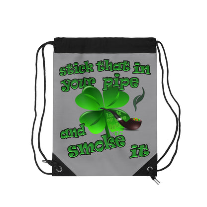 celtics logo - Drawstring Bag (grey)