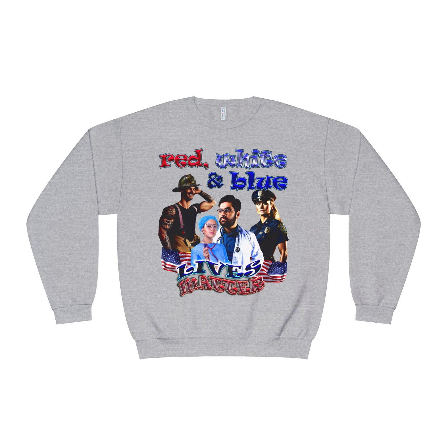rw&b lives matter - Unisex NuBlend® Crewneck Sweatshirt