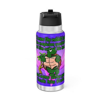 turtle race - Gator Tumbler, 32oz  (purple-pink wave)
