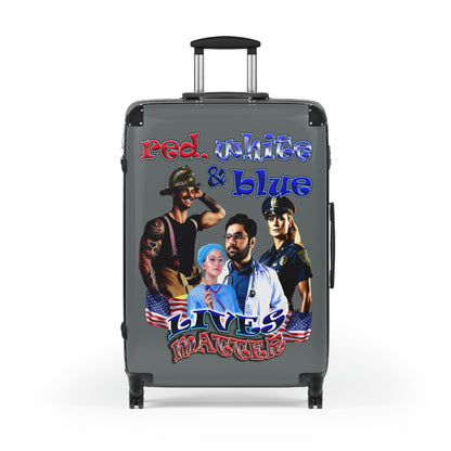 rw&b lives matter - Suitcase (dark grey)