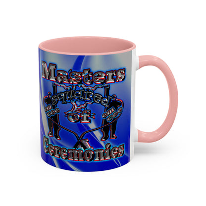 em cee squared - Accent Mug (blue-white wave)