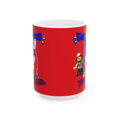 tag that - White Mug (red)
