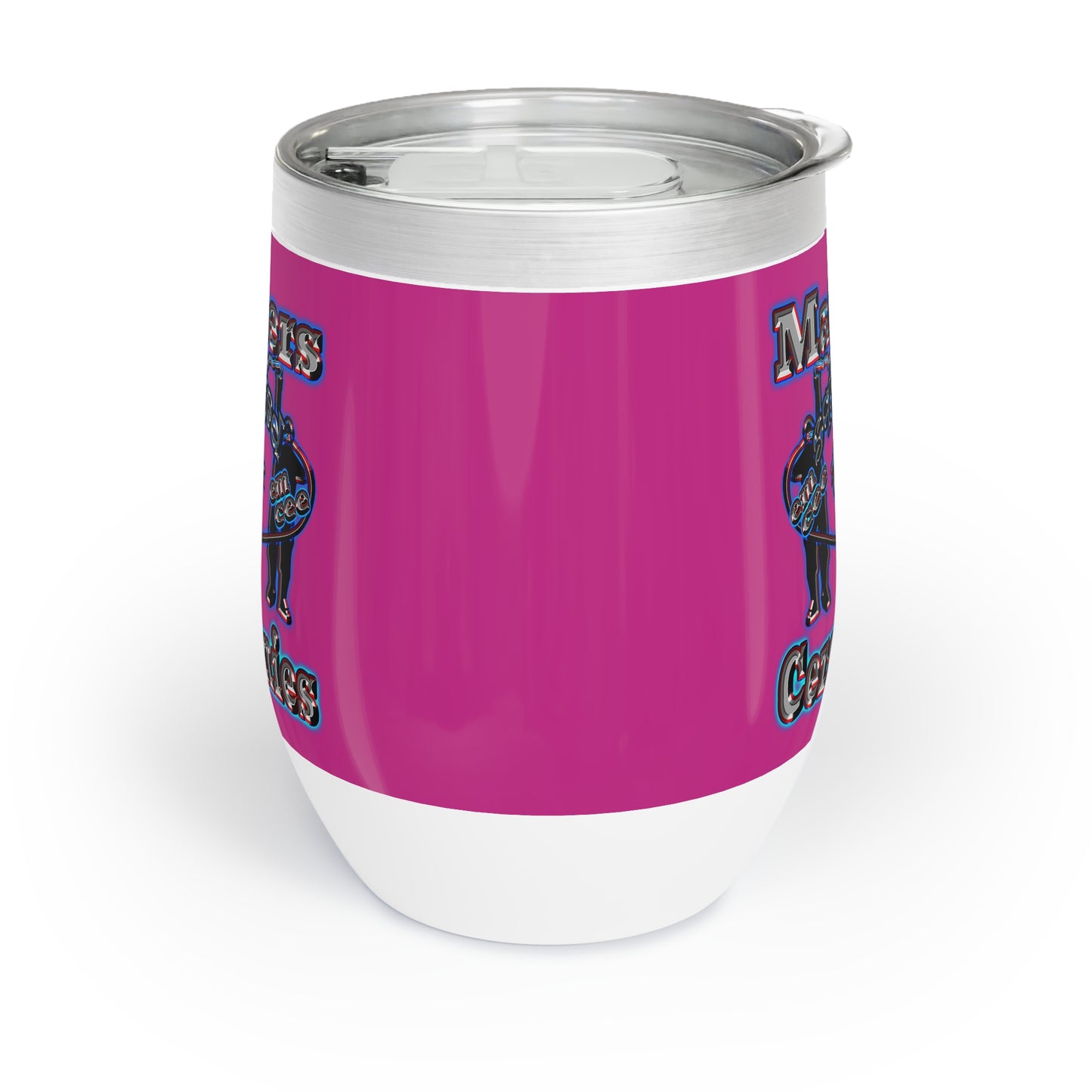 em cee squared - Chill Wine Tumbler (pink)