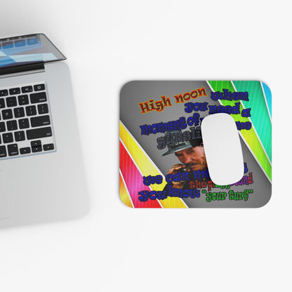 high noon - Mouse Pad (Rectangle) (rainbow split)