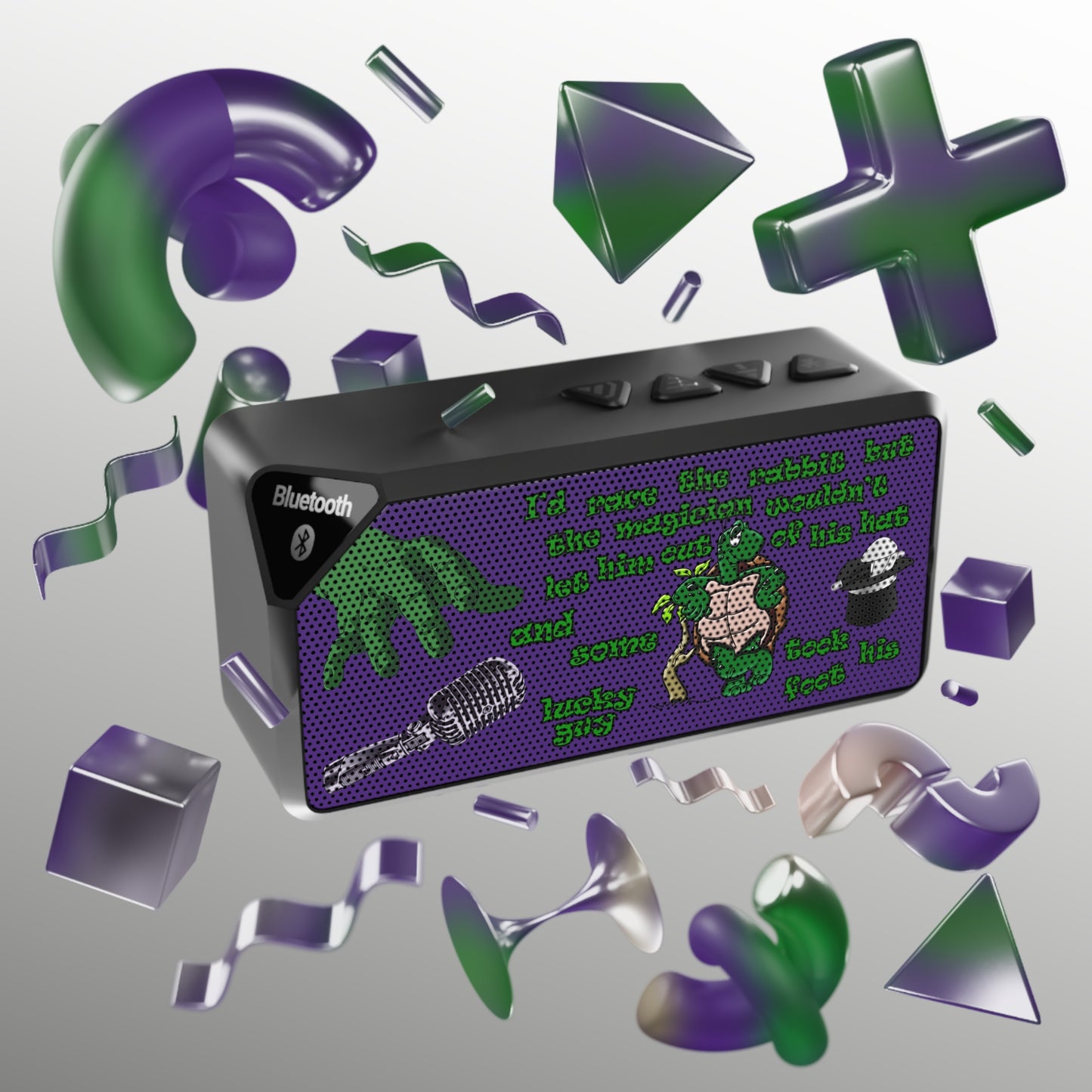 turtle race - Jabba Bluetooth Speaker (purple)