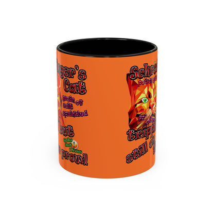 schrodinger's cat - Accent Mug (crusta)