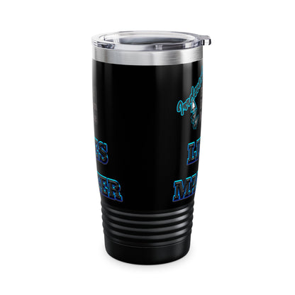 irrelevant - Ringneck Tumbler, 20oz (black)