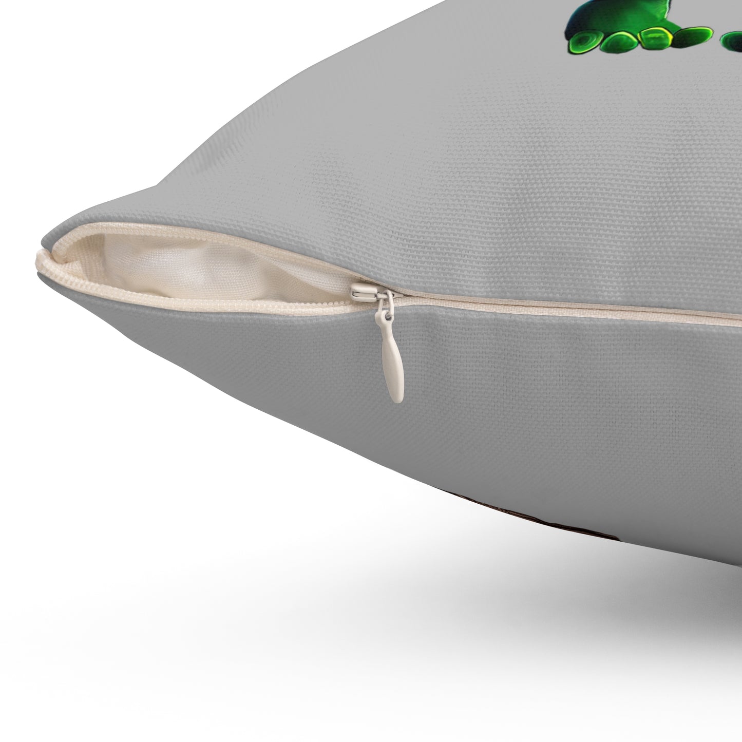 I don't care that your grey - Spun Polyester Square Pillow - (light grey)