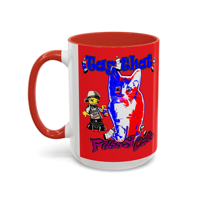 tag that - Accent Mug (red)