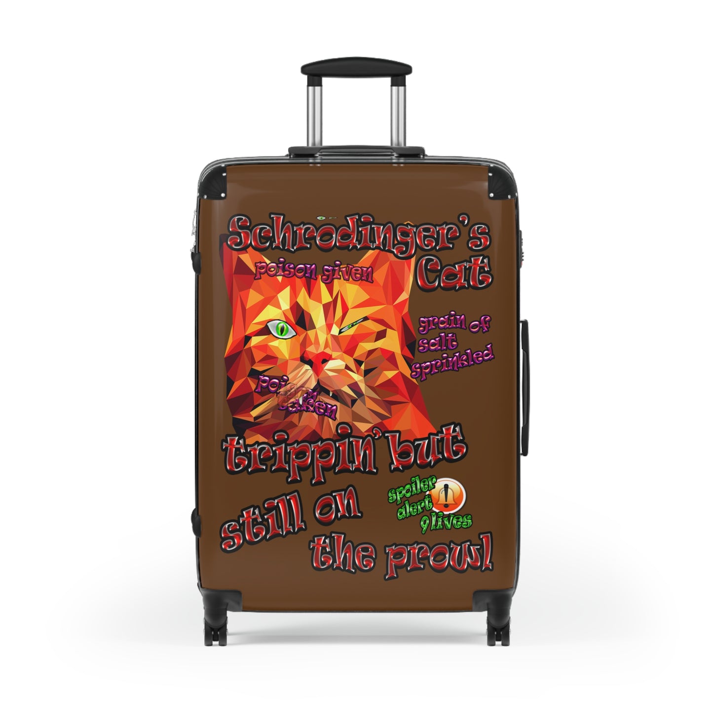 schrodinger's cat - Suitcase (brown)