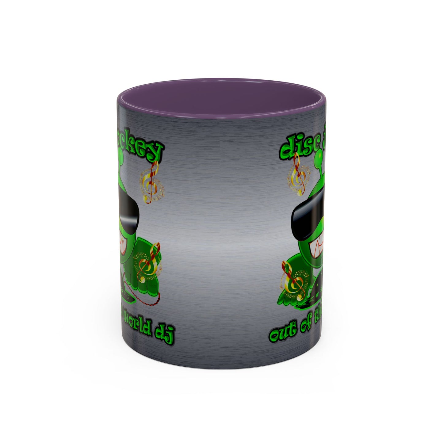 disc jockey - Accent Mug (brushed nickel)