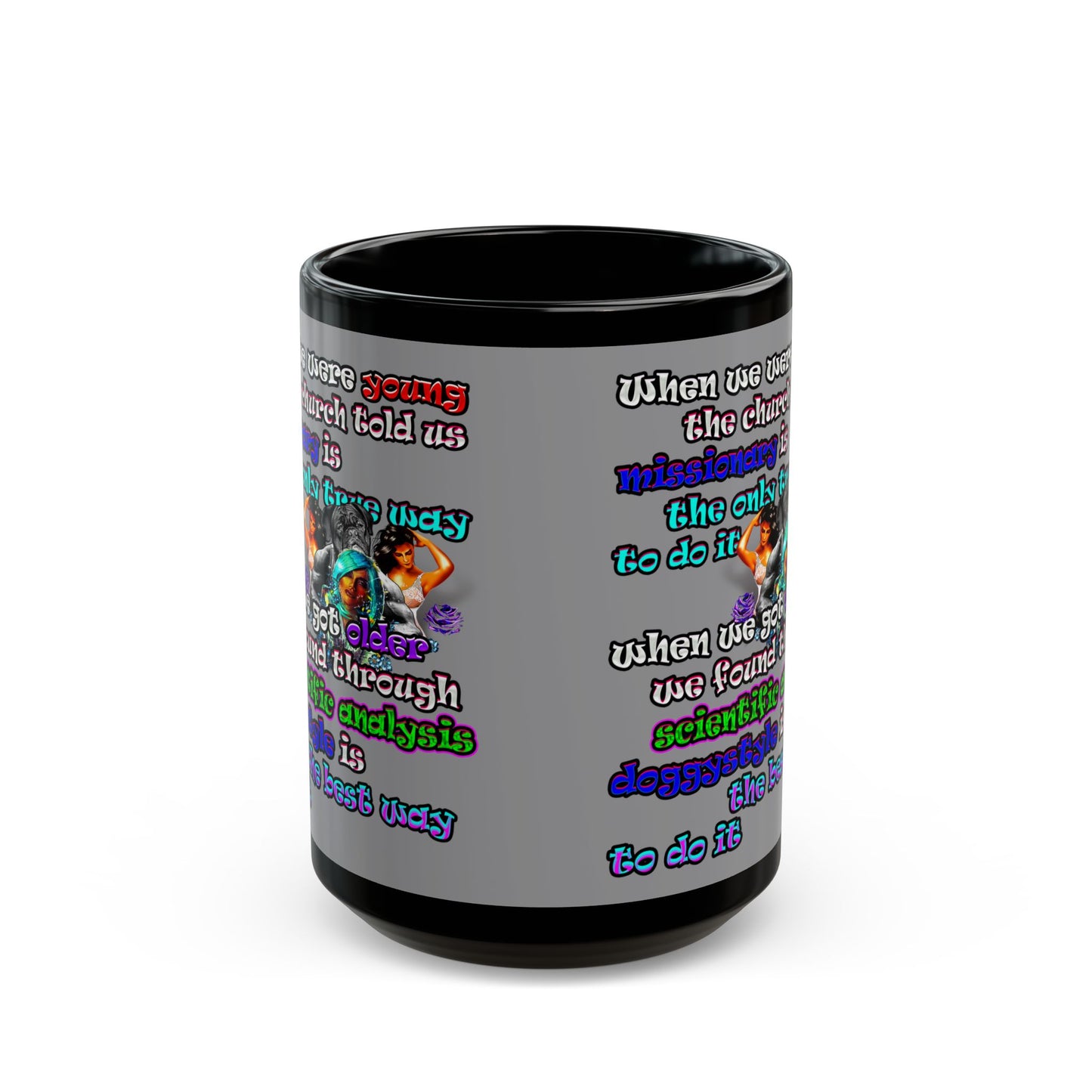 doggystyle - Black Mug (grey)