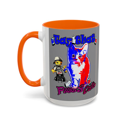tag that - Accent Mug (grey)
