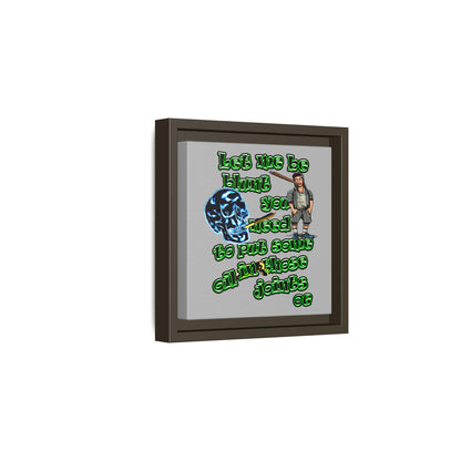 og - framed canvas art (light grey)