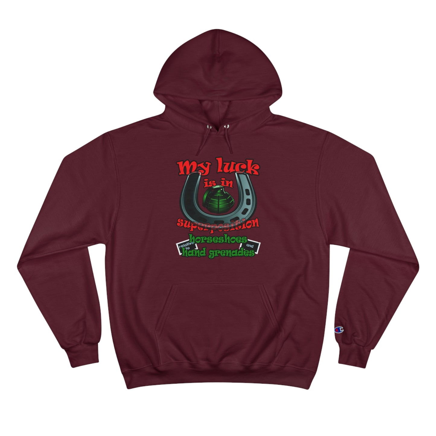 my luck - Champion Hoodie