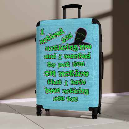 noticed you noticing - Suitcase (faded blue)