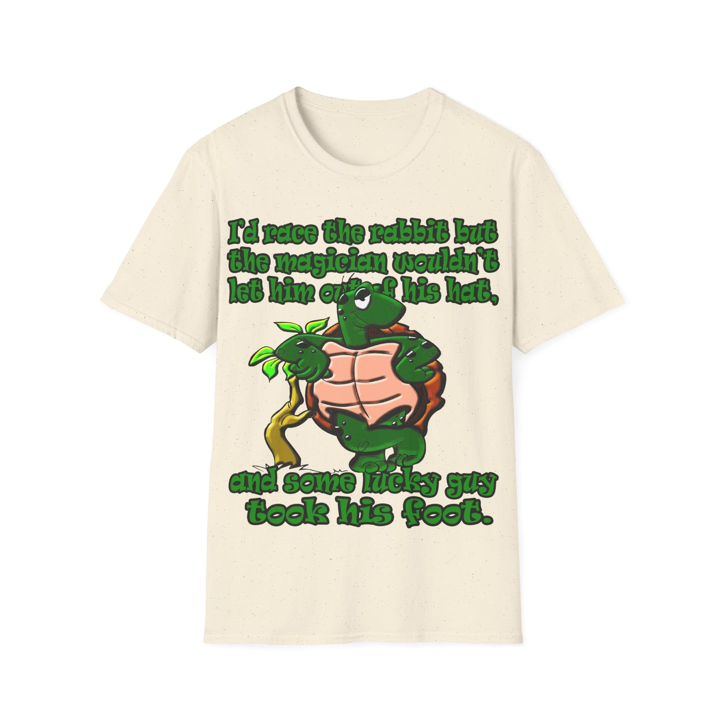 turtle race - Unisex Softstyle T-Shirt