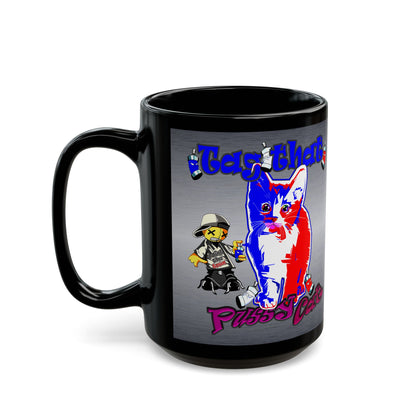 tag that - Black Mug (brushed nickel)
