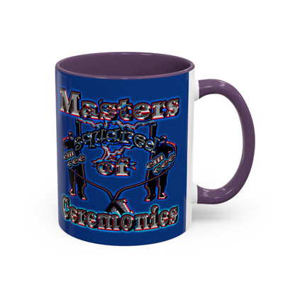 em cee squared - Accent Mug (dark blue)