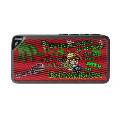 christmas spirits of boston - Jabba Bluetooth Speaker (dark red)