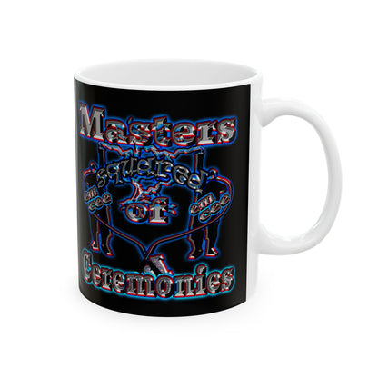 em cee squared - White Mug (black)