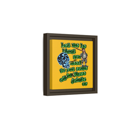 og - framed canvas art (yellow)