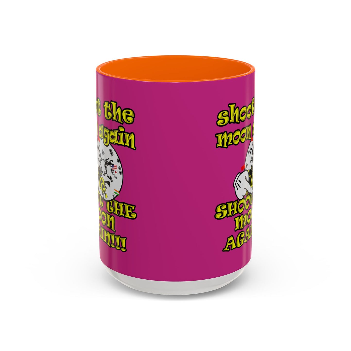 shoot the moon again - Accent Mug (pink)