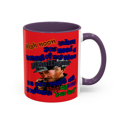 high noon - Accent Mug (red)