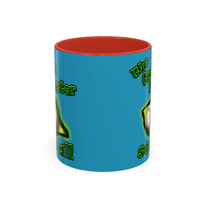 green monster - Accent Mug (turquoise)