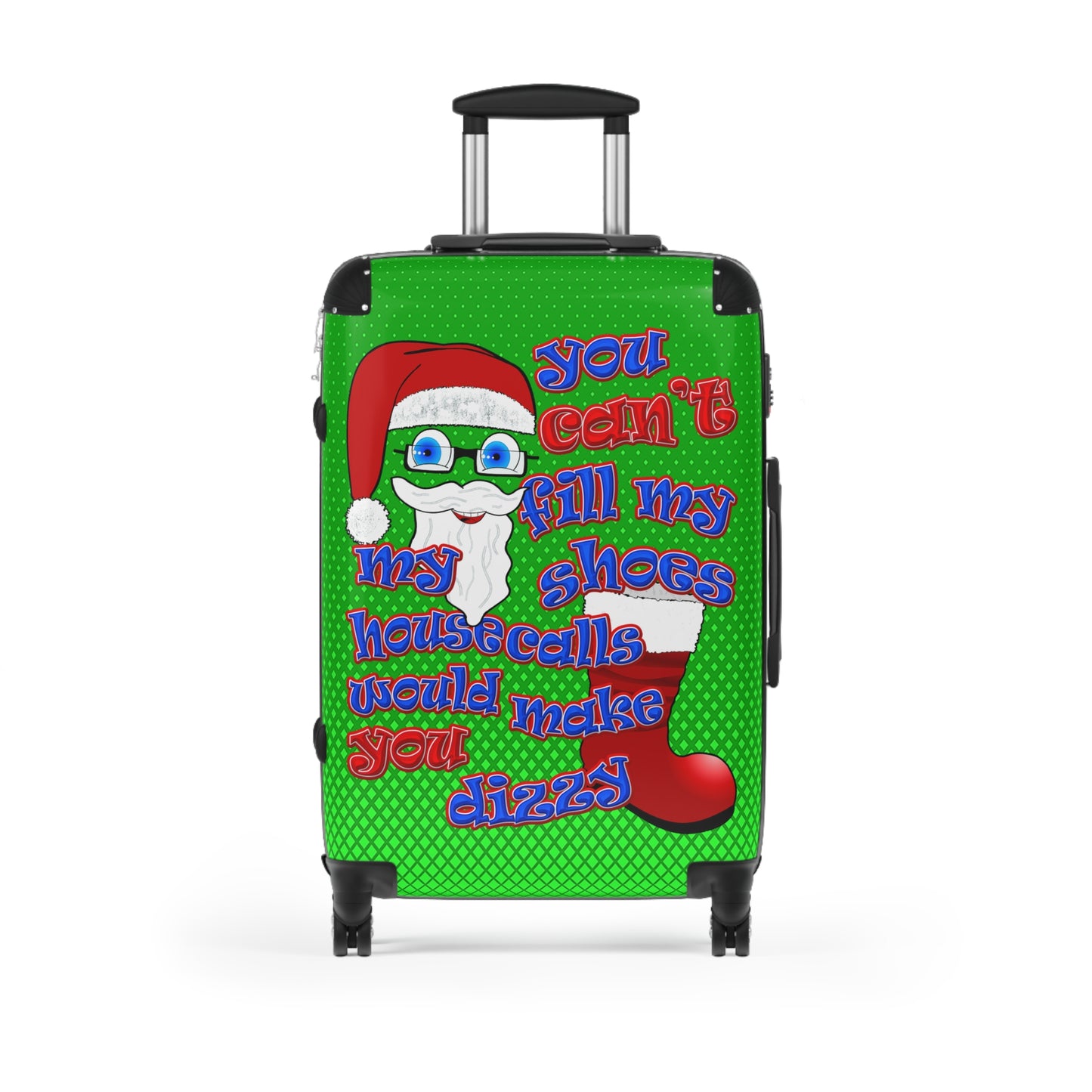 santa's shoes - Suitcase (logo green)