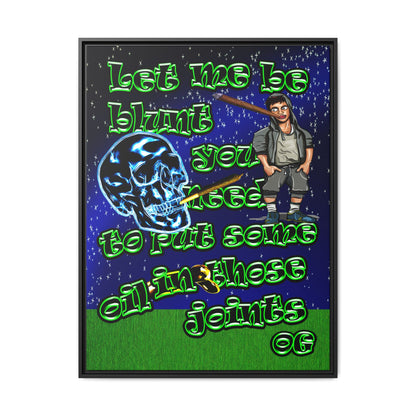 og - framed canvas art ('snoops' background)