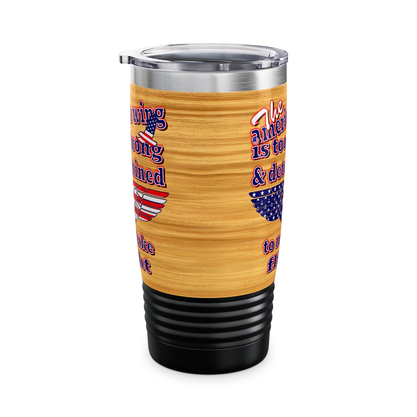 american wing - Ringneck Tumbler, 20oz (butterscotch wood finish)