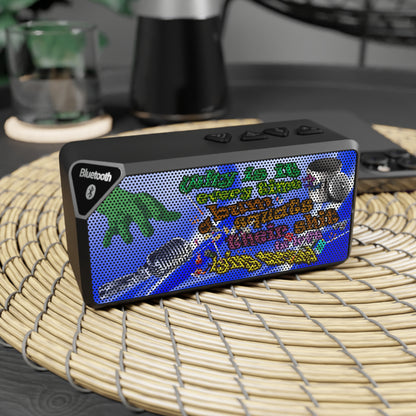 the bum's shit - Jabba Bluetooth Speaker (blue-white wave)