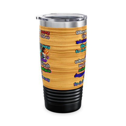 doggystyle - Ringneck Tumbler, 20oz (butterscotch wood finish)