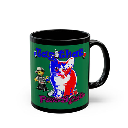 tag that - Black Mug (dark green)
