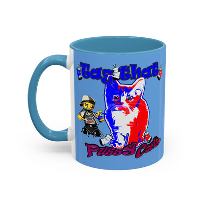 tag that - Accent Mug (light blue)