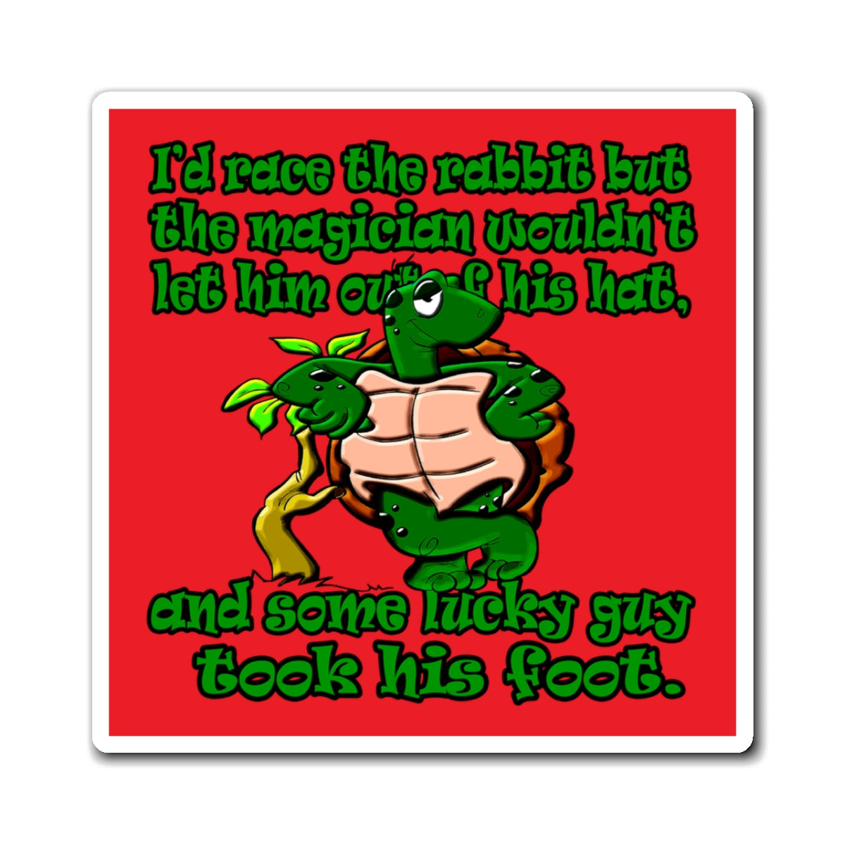 turtle race - Magnets - (red)