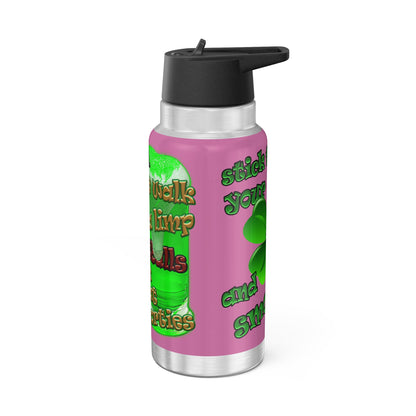 celtics logo - Gator Tumbler, 32oz (light pink)
