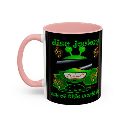disc jockey - Accent Mug (black)