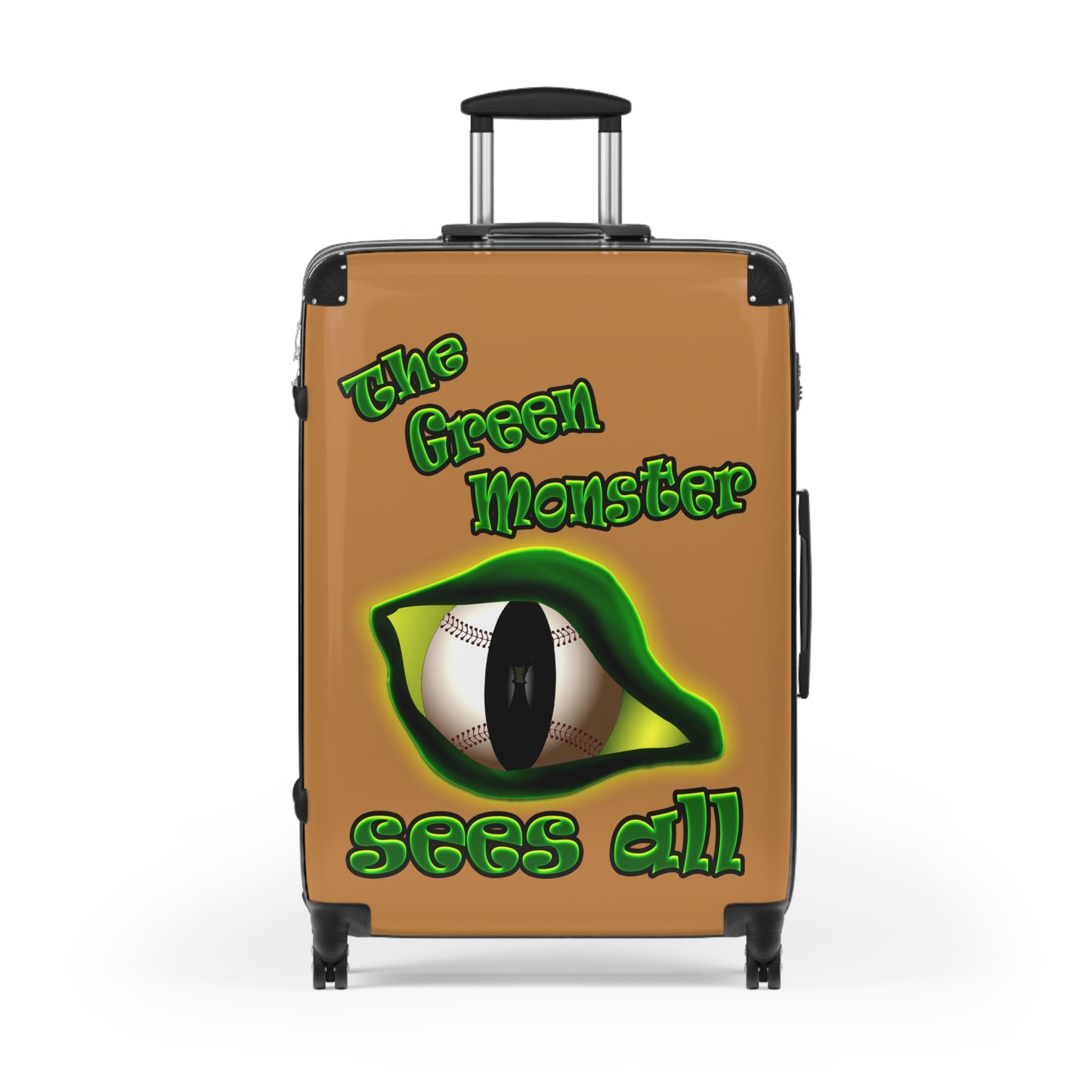 green monster - Suitcase (light brown)