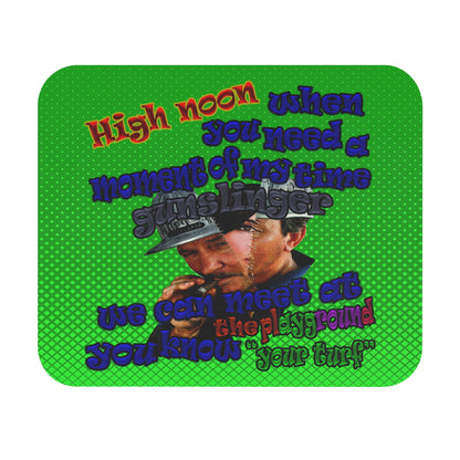 high noon - Mouse Pad (Rectangle) (logo green)